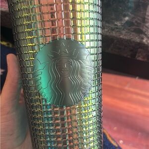 Starbucks Iridescent Silver Tumbler